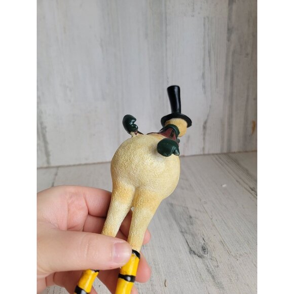 Tall stocking elf snowman AS IS Xmas figure decor - Picture 7 of 9